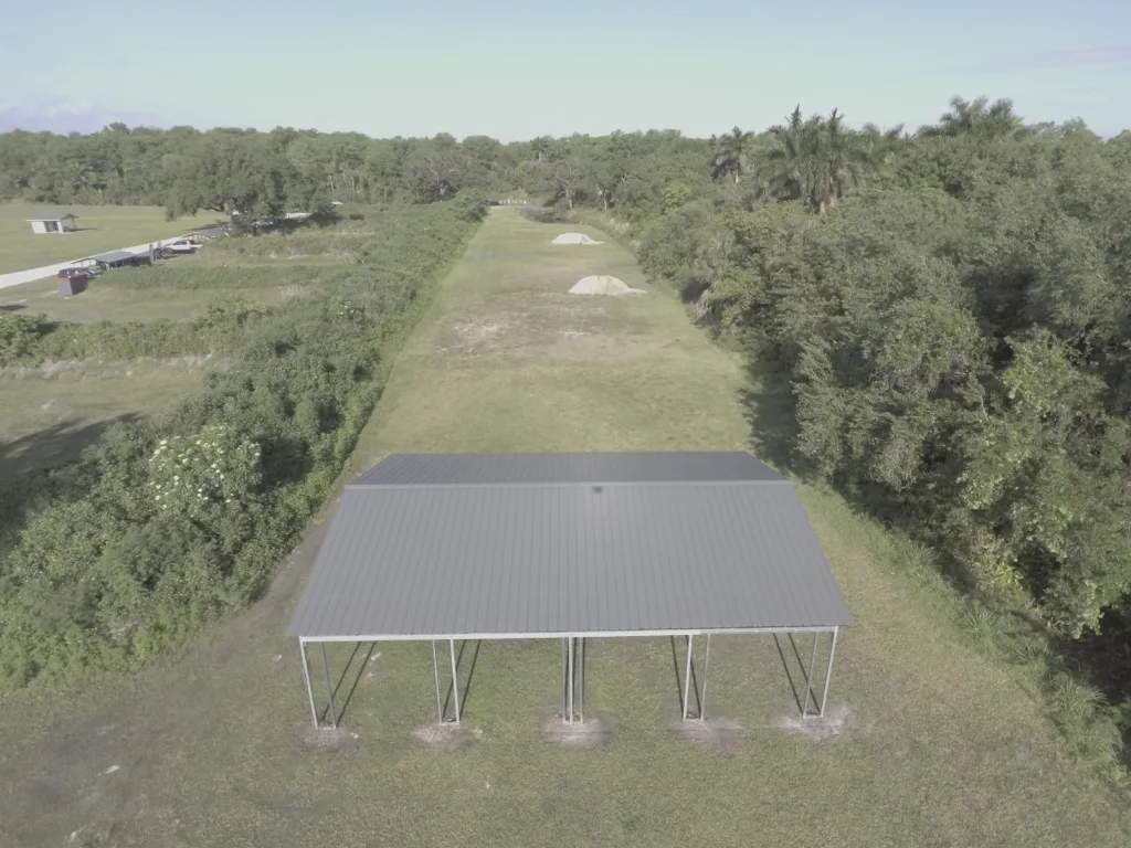 Rifle range from above