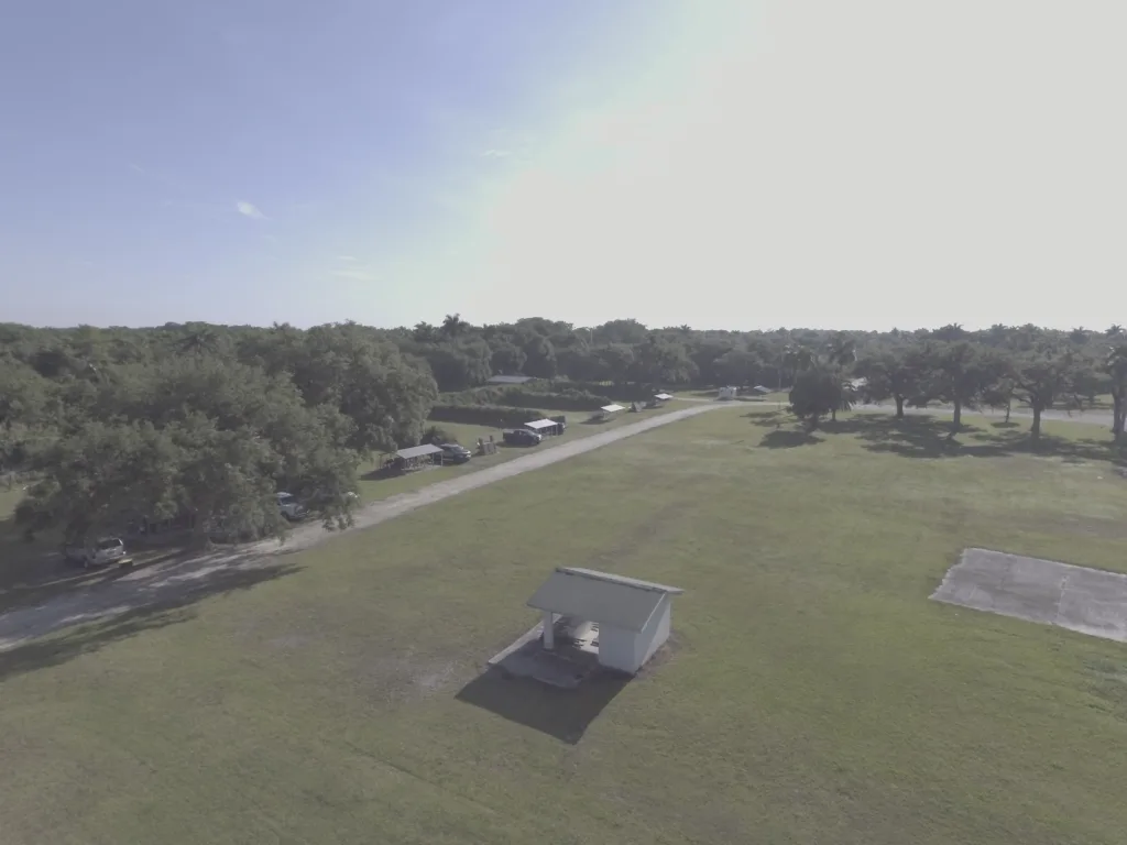 Aerial view of the Deep 50 Gun Range bays